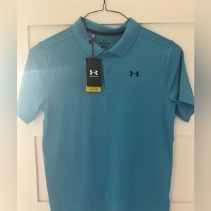 Boys UA polo NWT